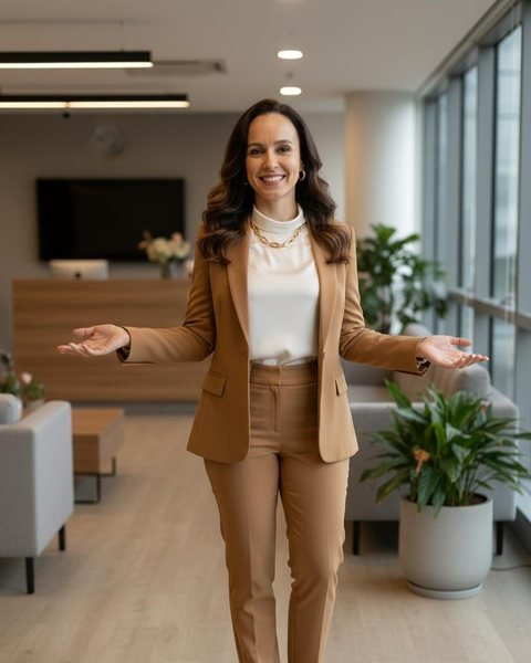 Recepcao corporativa da WE AI Marketing